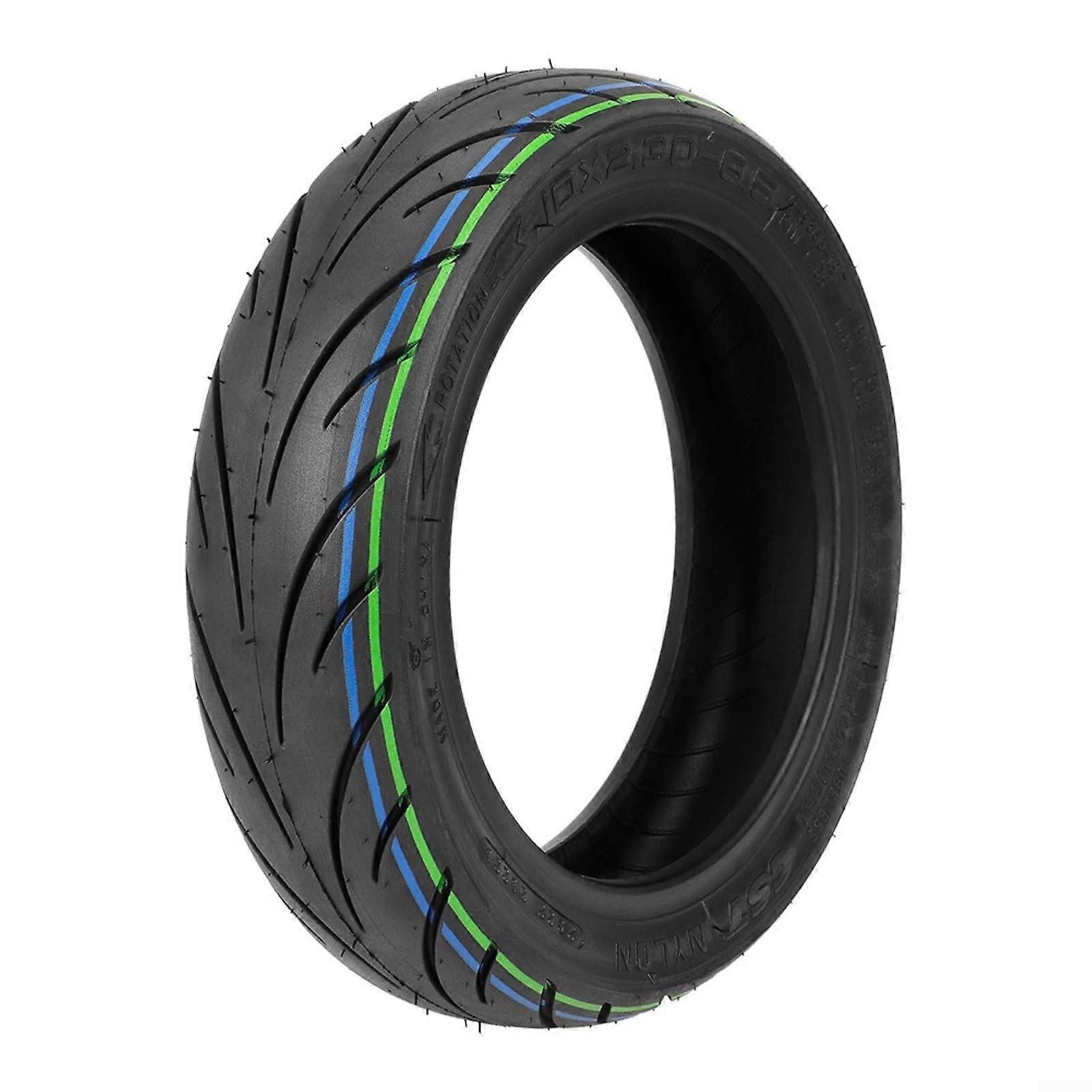 10 Inch 10 x 2.36.5 Tubeless Tyre for NIU KQI2 Electric Scooter Replacement Part Rubber Black