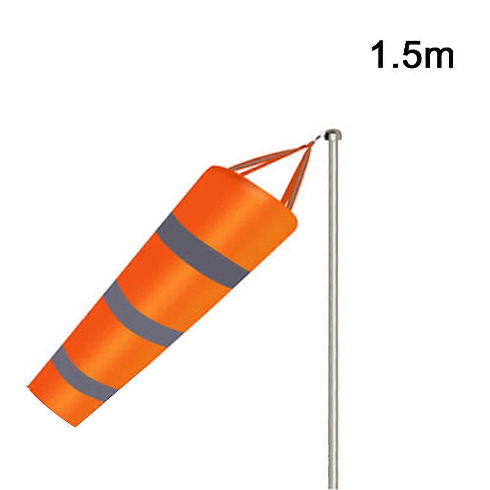 Fluorescent Reflective Wind Sock 1.5m Reflective ×2