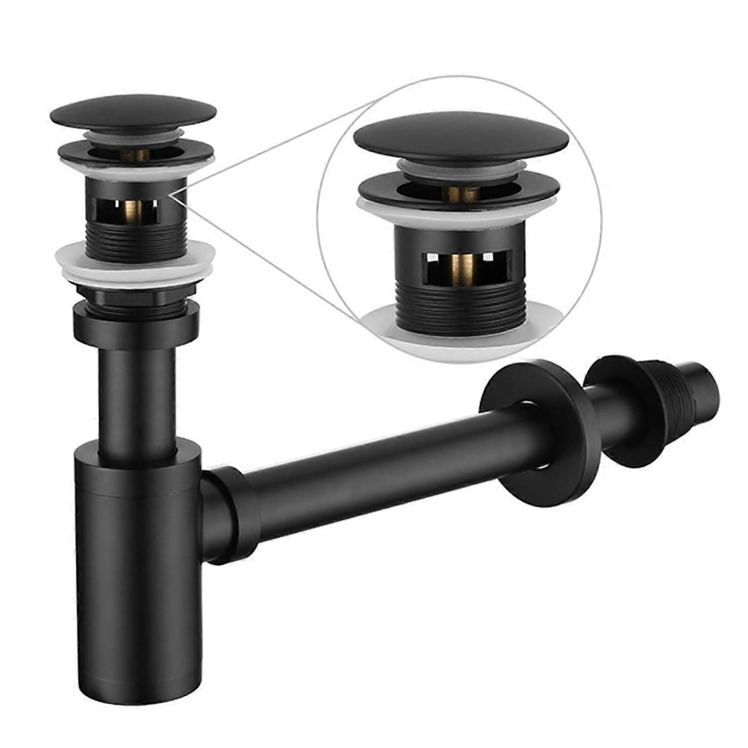 Sink Drain Fitting Brass Universal Siphon Odour Seal Stops Odors Universal Fit