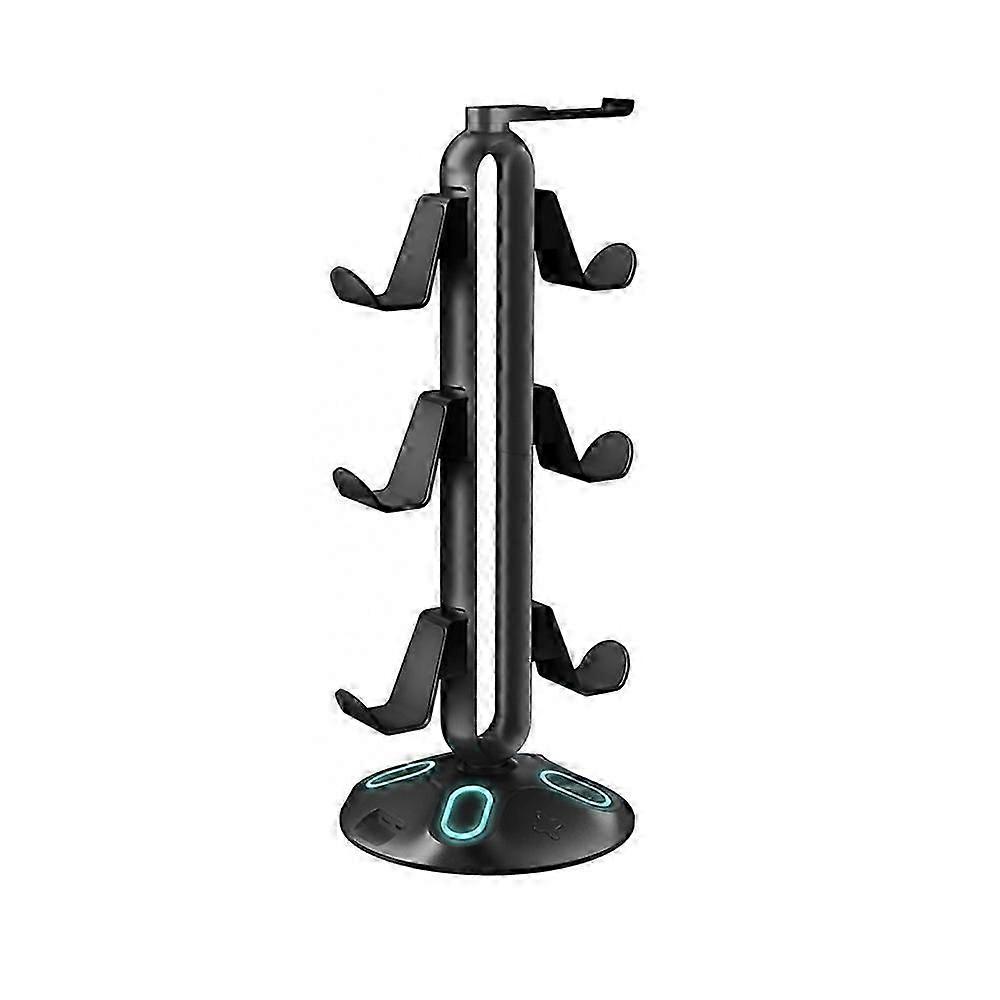 Gaming RGB Headphone Stand, Controller Holder with 9 Light Modes, Desktop Headset Stand Controller Stand Hanger