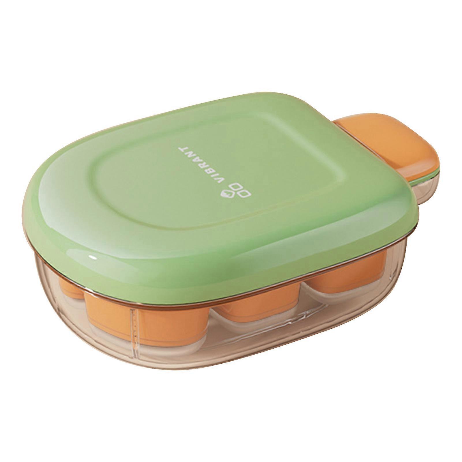 Ice Cubes Tray with Lid Bin Versatile Multi-Purpose Use for Summer Drinks