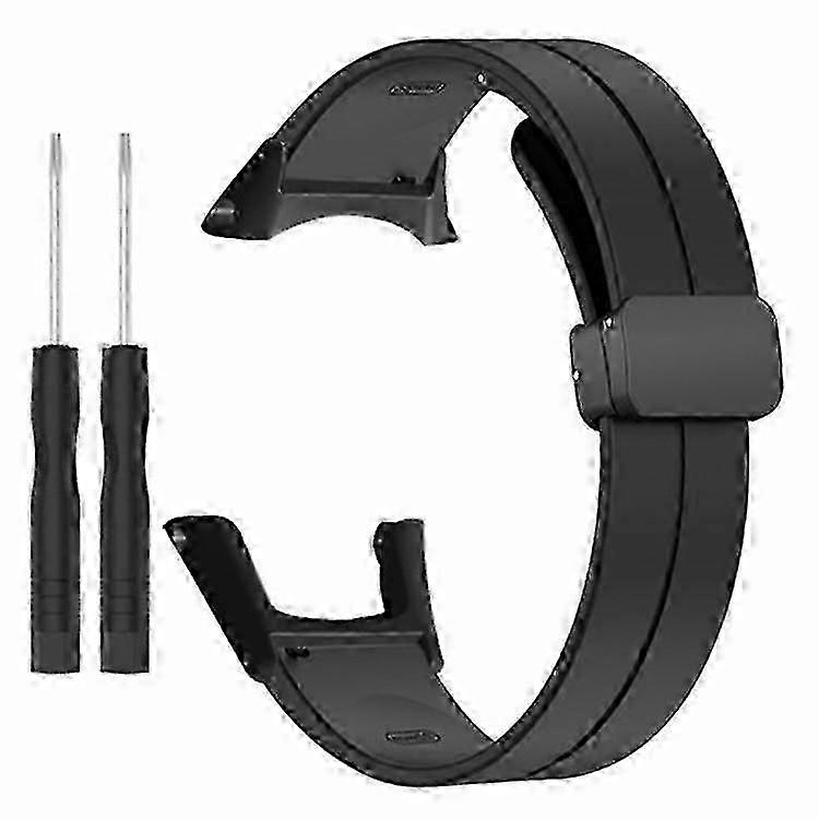 Soft Silicone Watch Band for Suunto Ambit3 Peak & Ambit2 Equipped with a Magnetic Folding Clip