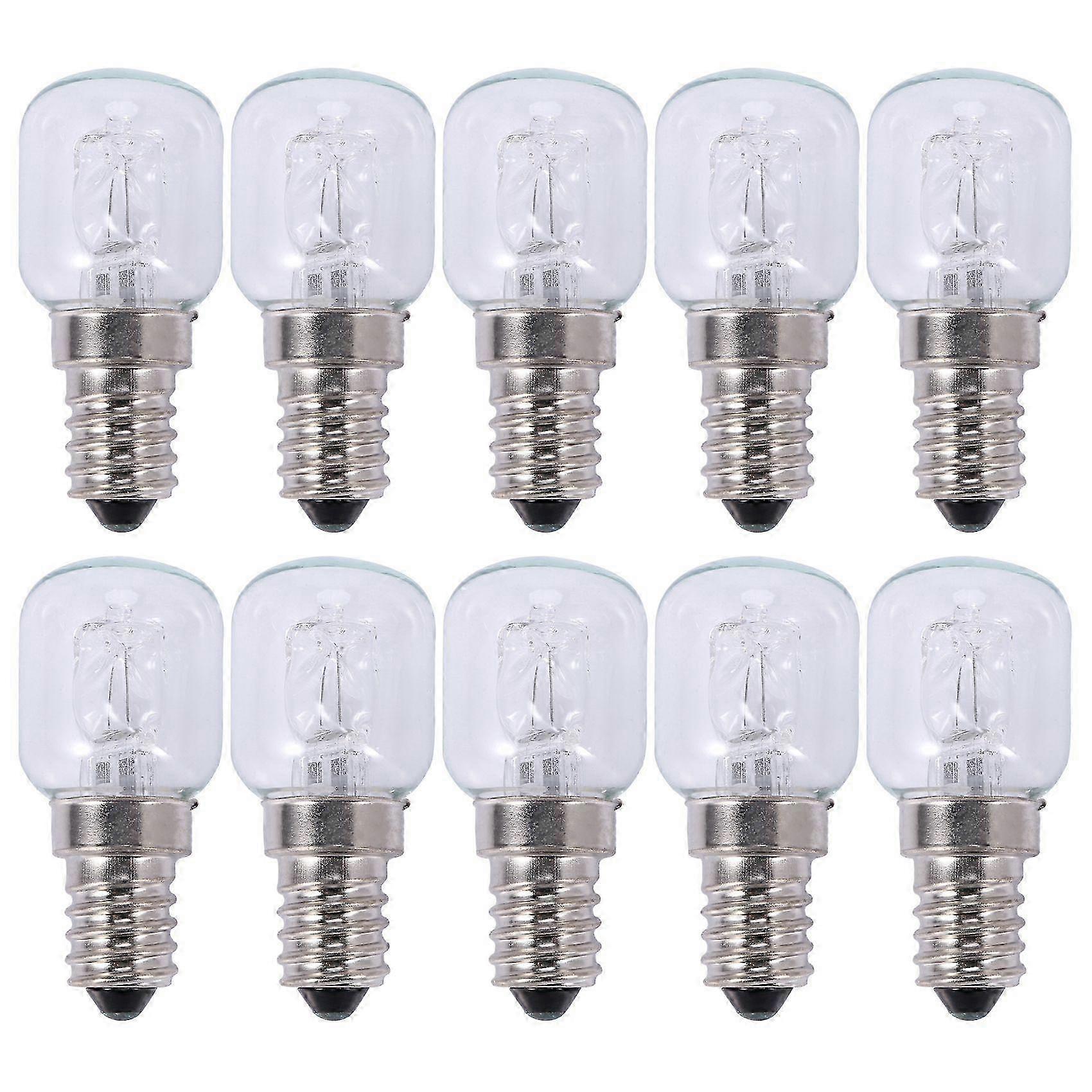 E14 Halogen Oven Bulb, 25W Quartz Heat Lamp, 500°C High Temperature for Appliances