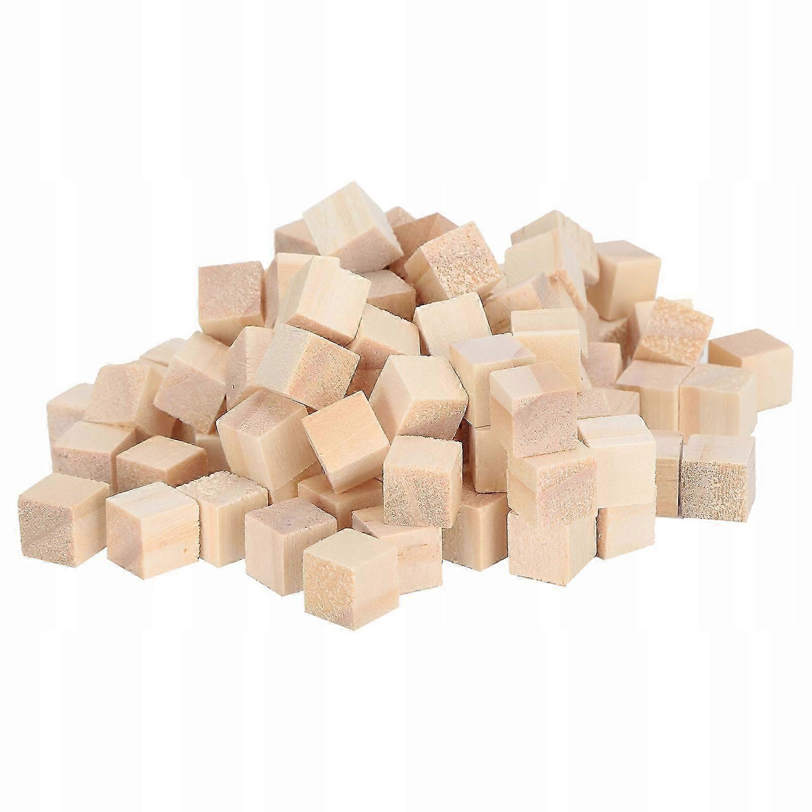 Wooden Cubes 1 Cm - 100 Pieces