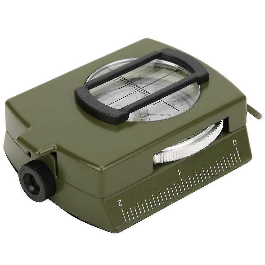 Outdoor Portable High Precision Army Green Lensatic Compass