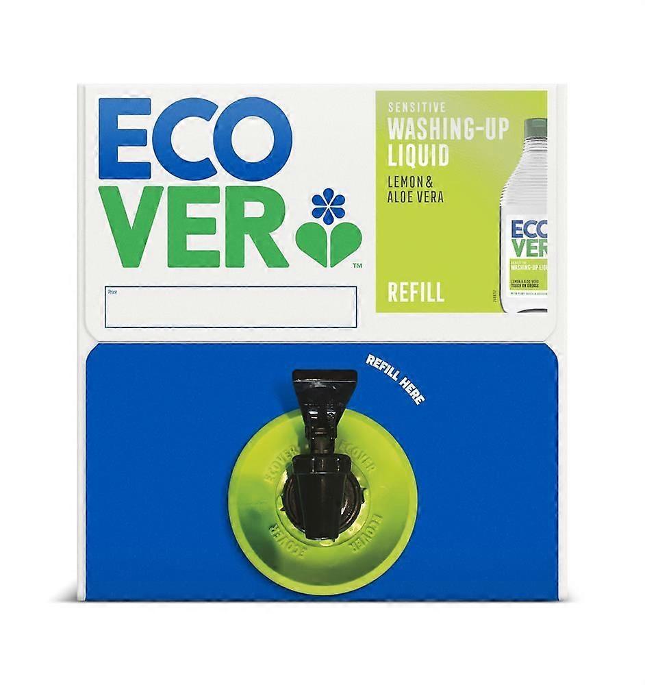 Ecover Washing up Liquid - Lemon & Aloe Vera 15L Refill - 2 Pack