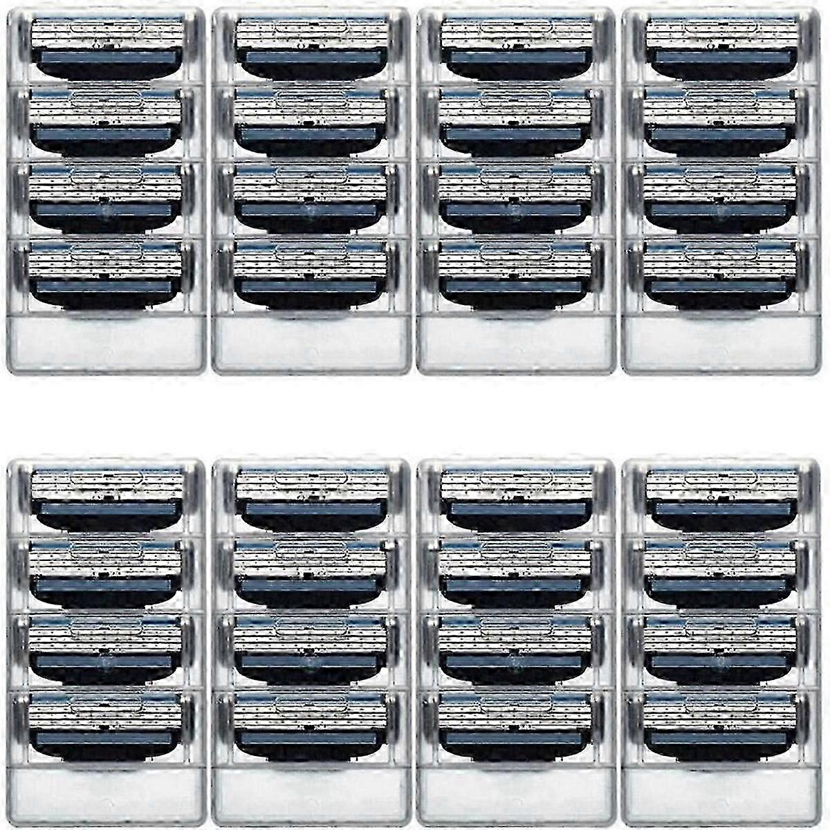 Mach 3 Razor Blade Refills - 32 Pack, Manual Replacement Cartridges