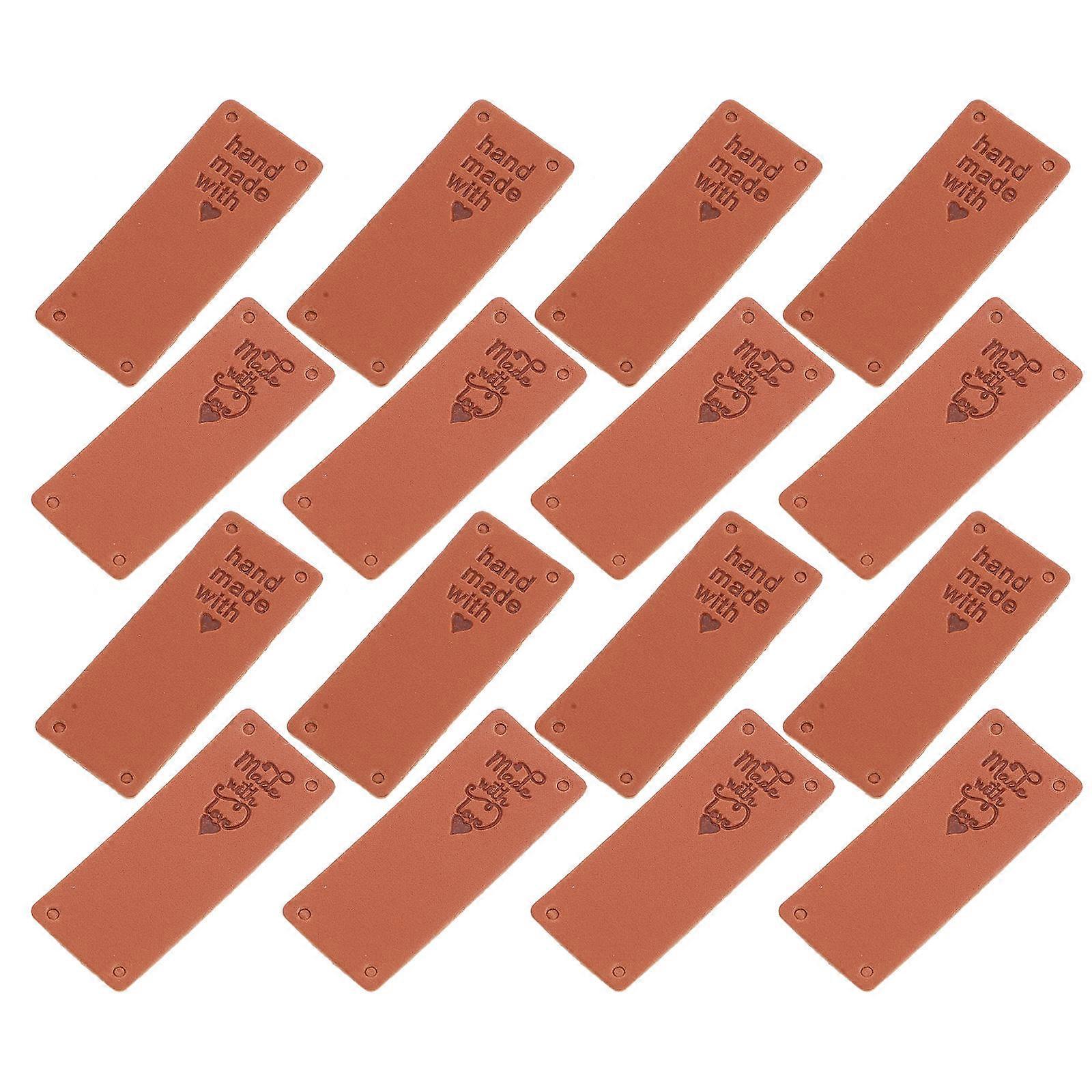 Embossed Tags for Clothing, Jeans, Bags – Durable, Skin Friendly DIY Labels with Smooth Texture for Tailoring and Crafts (100pcs)