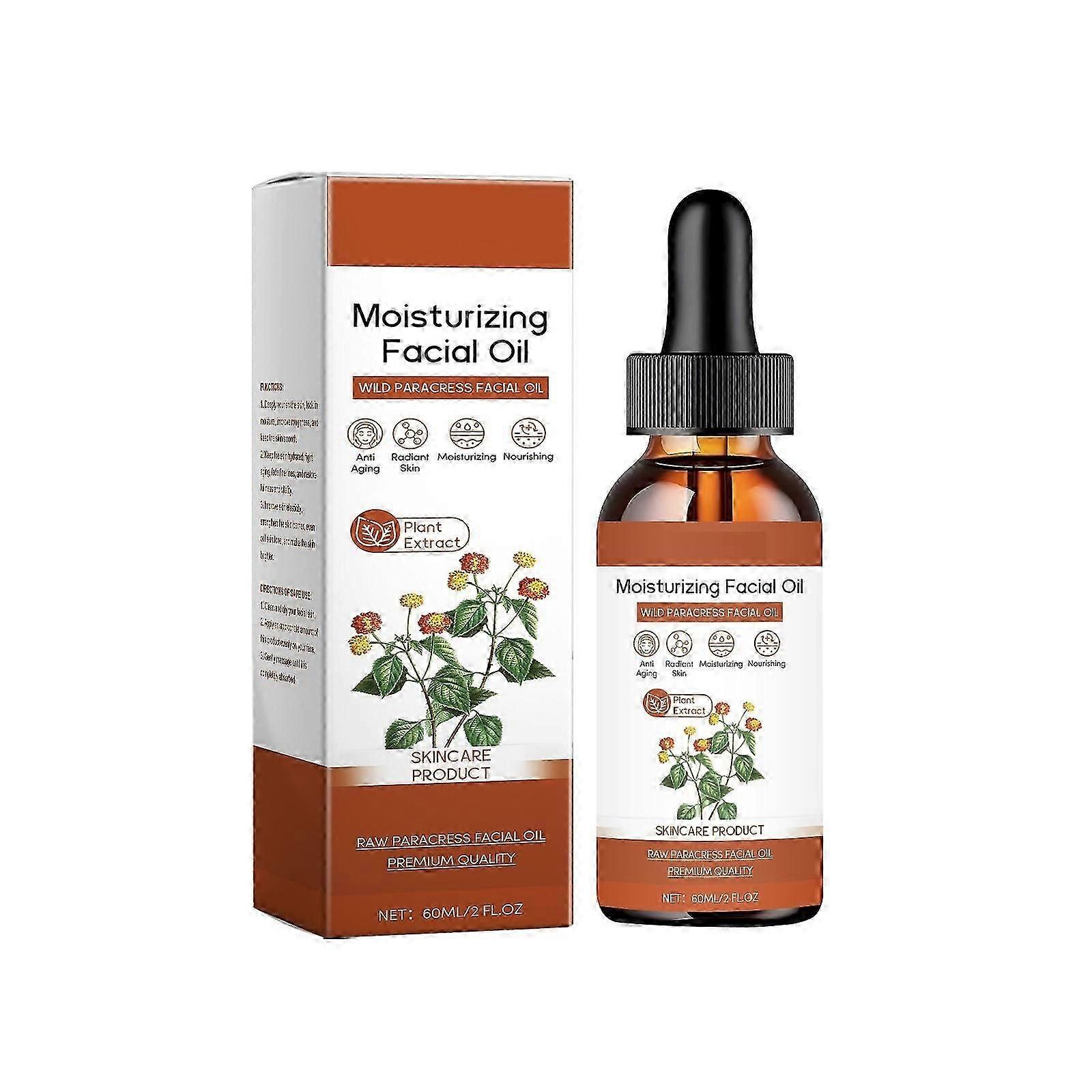 100% Pure Organic Paracress Facial Oil - Anti-Aging Moisturizing Essential Oil, Hydrating Paracress Oil for Reduce Wrinkle, Brightening and Skin Glow