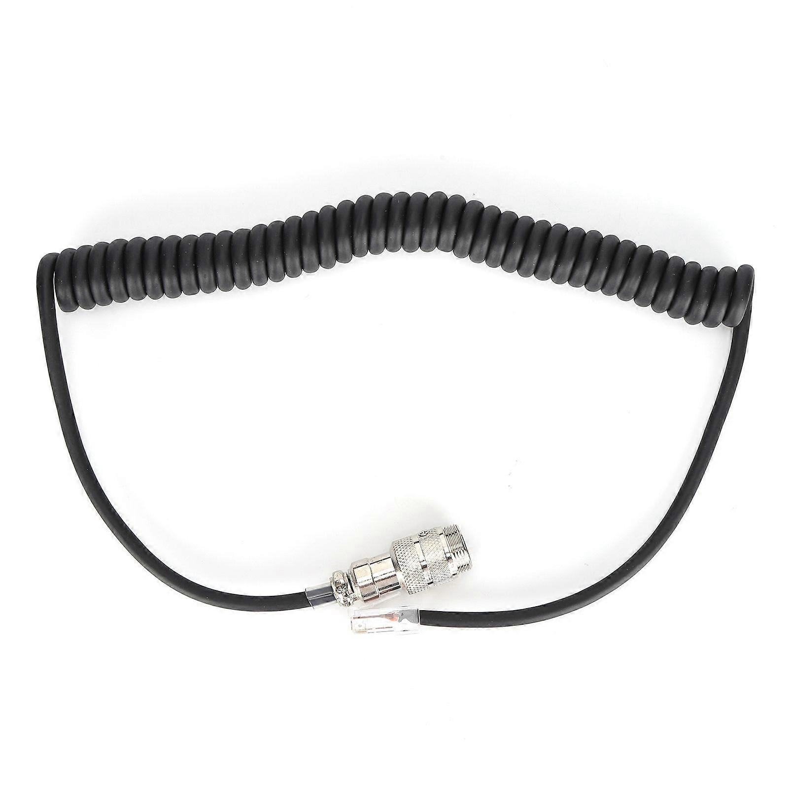 Microphone Adapter Cable 8 Pin to RJ45 Adapter Cord for FT857 FT450D FT897D FT991 FT891