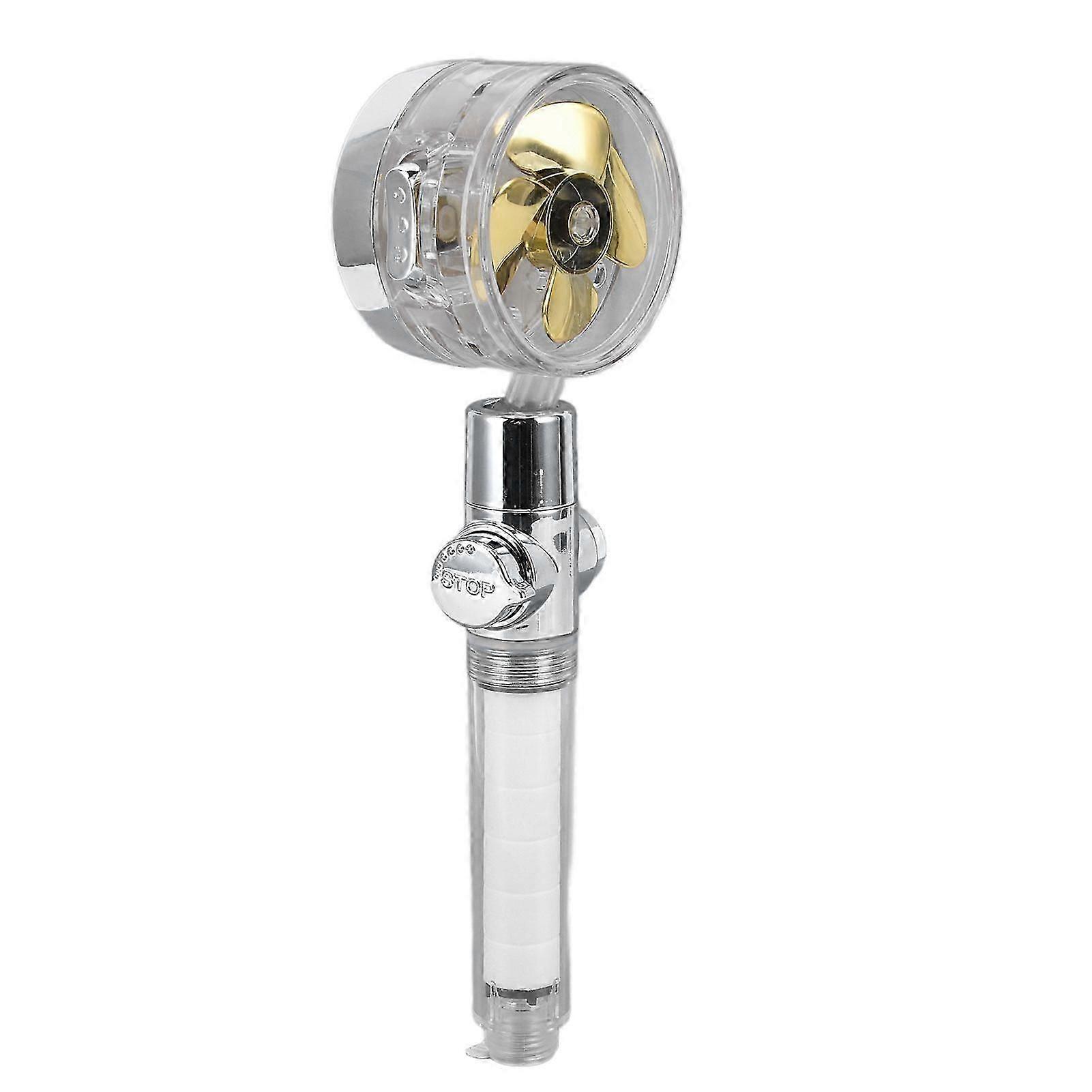 Propelldusjhode Vortex Hydro Jet 360 roterende håndholdt med pausebryterfilter G1/2