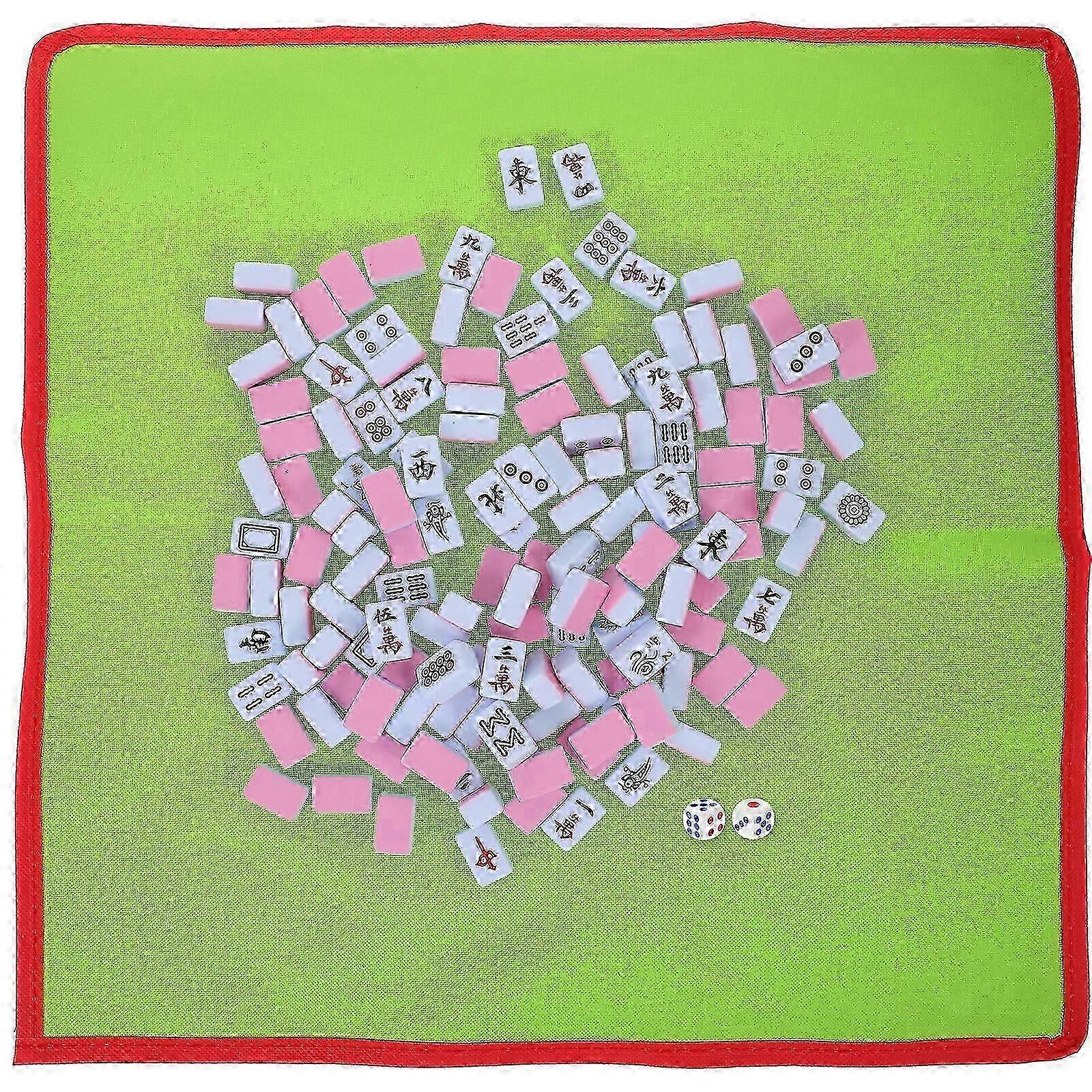 Lightweight Travel Mahjong Set Includes Carry Bag for Easy Transport