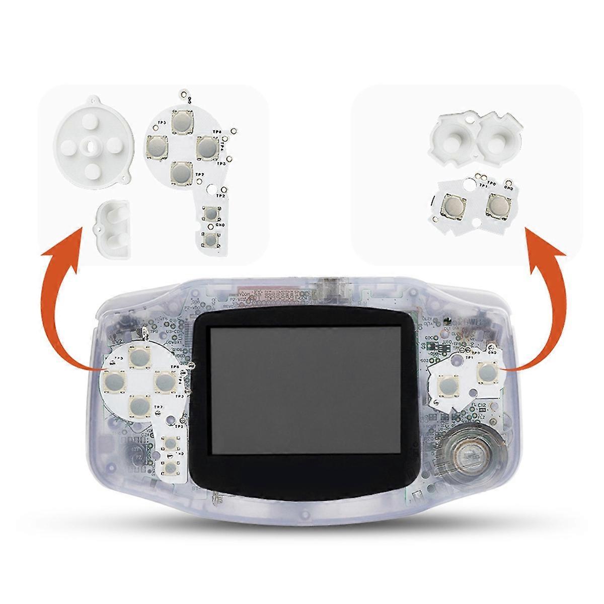 For Membrane Button Tactile Upgrade Modify Kit with Screwdriver Kit for Console Replacement Repairs