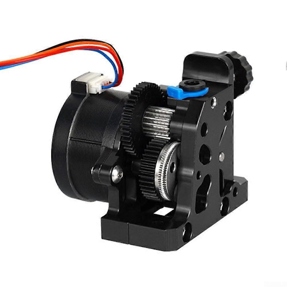 All Metal Hardened Steel Gear Extruder For Filament Feeding In 3D Printing Black Direct Drive Compatible