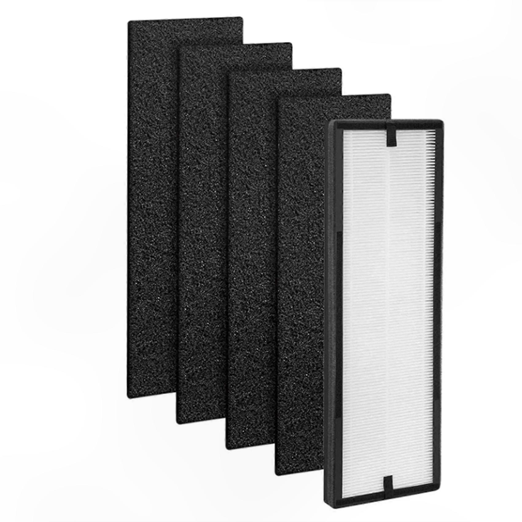 True HEPA Replacement Filters with Activated Carbon for Air Purifiers Compatible with Multiple Models