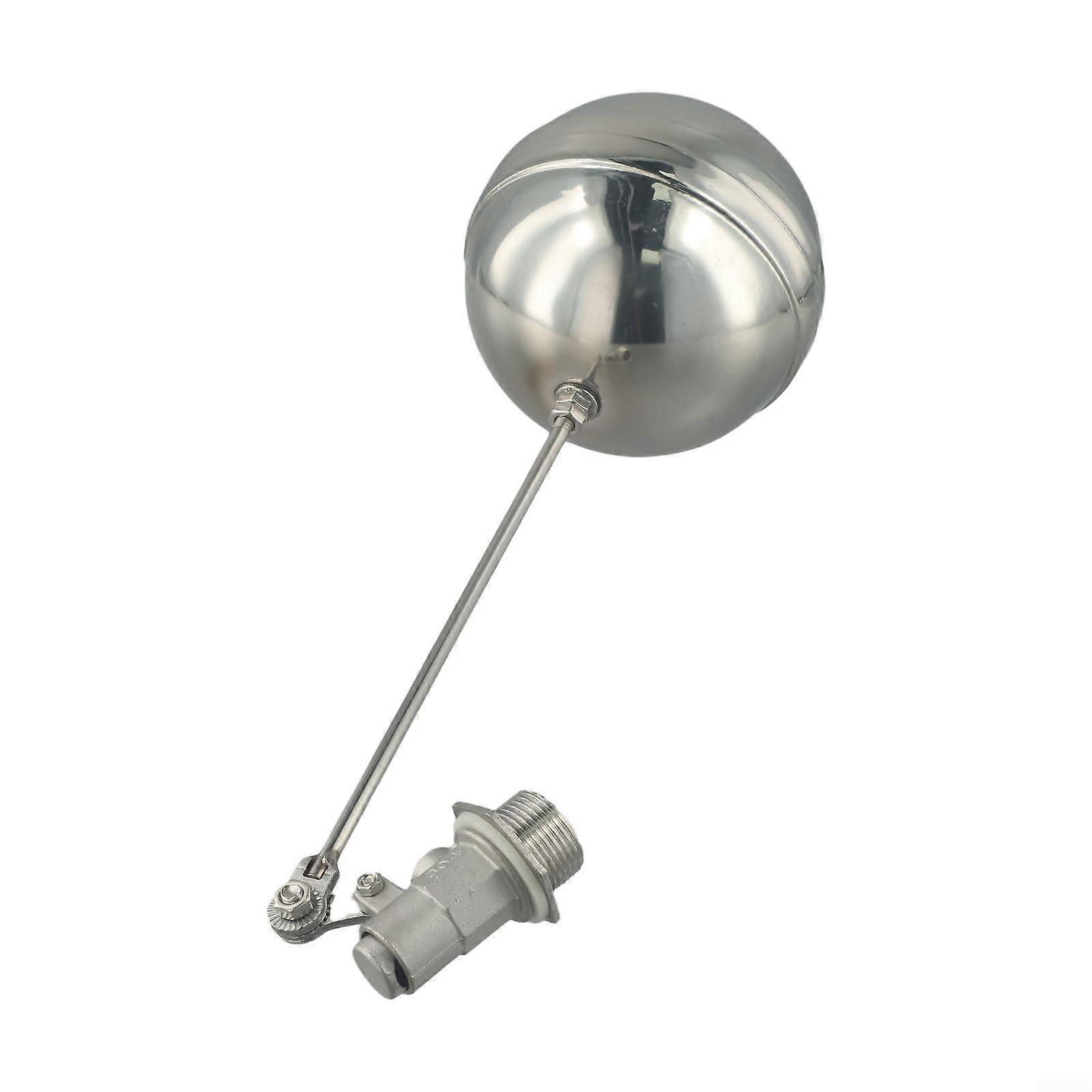 Automatic Stainless Steel Float Valve For Water Level Control DN15 DN20 DN25 Sizes AntiCorrosion Silver