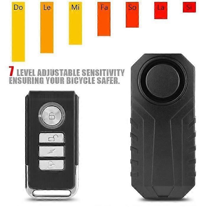 Tlcommande Sans Fil Vlo Scurit Verrouillage Moto Vhicule Cambrioleur Alarme Sirne