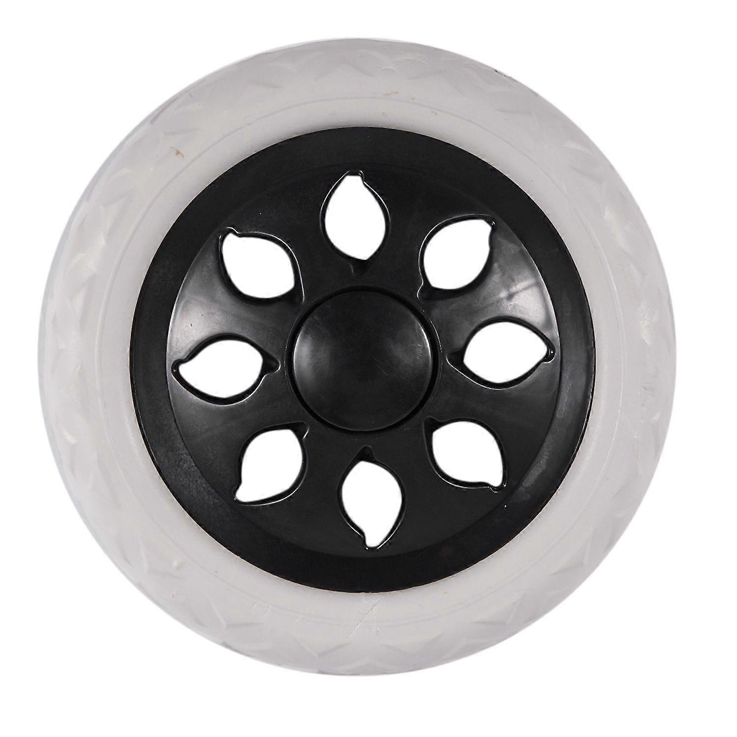 Black White Plastic Core Foam Cartwheel Casters