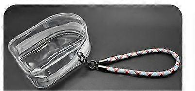 Clear Doll Display Bag: Transparent Doll Storage Bag With Zipper Closure - Display Case With Woven Strap For Mini Figures Keys & Phone