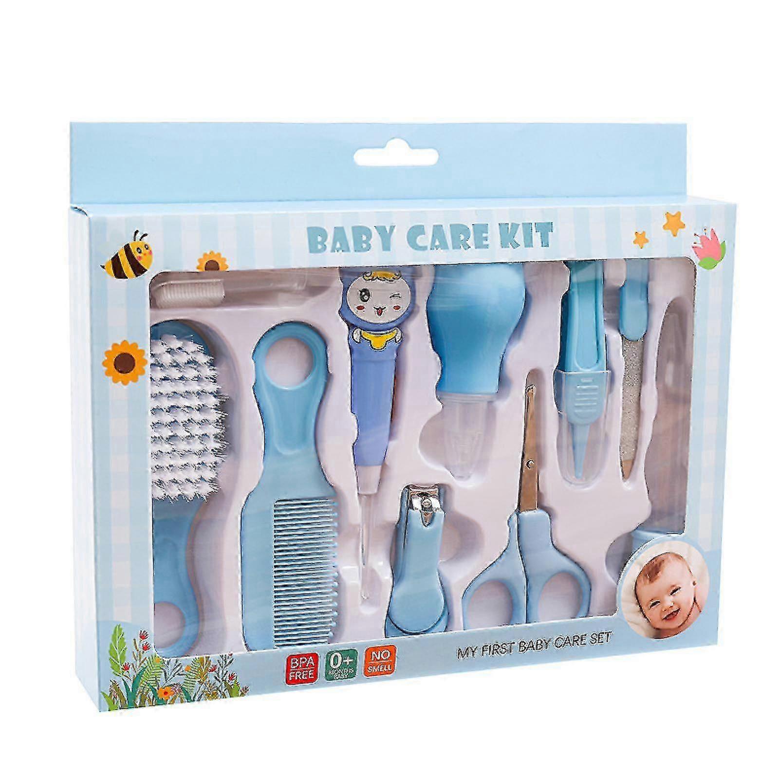 2025 Portable 10-Piece Baby Care Kit for Newborns and Toddlers with Manicure Tools