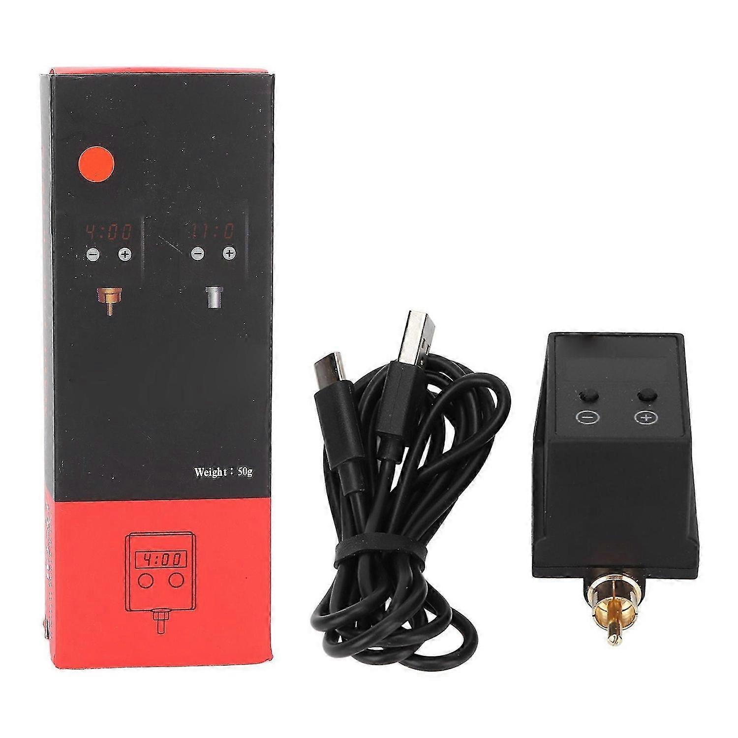 2025 Latest Model Mini Tattoo Power Supply LCD Display Voltage Adjustable Rech...