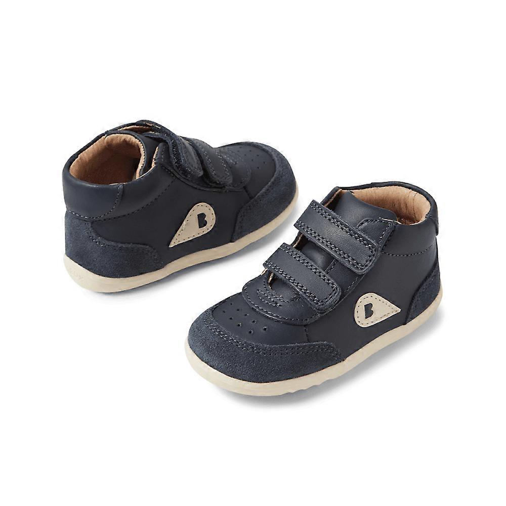 Kids Bobux Su Champ Hire Short Boots In Navy Blue