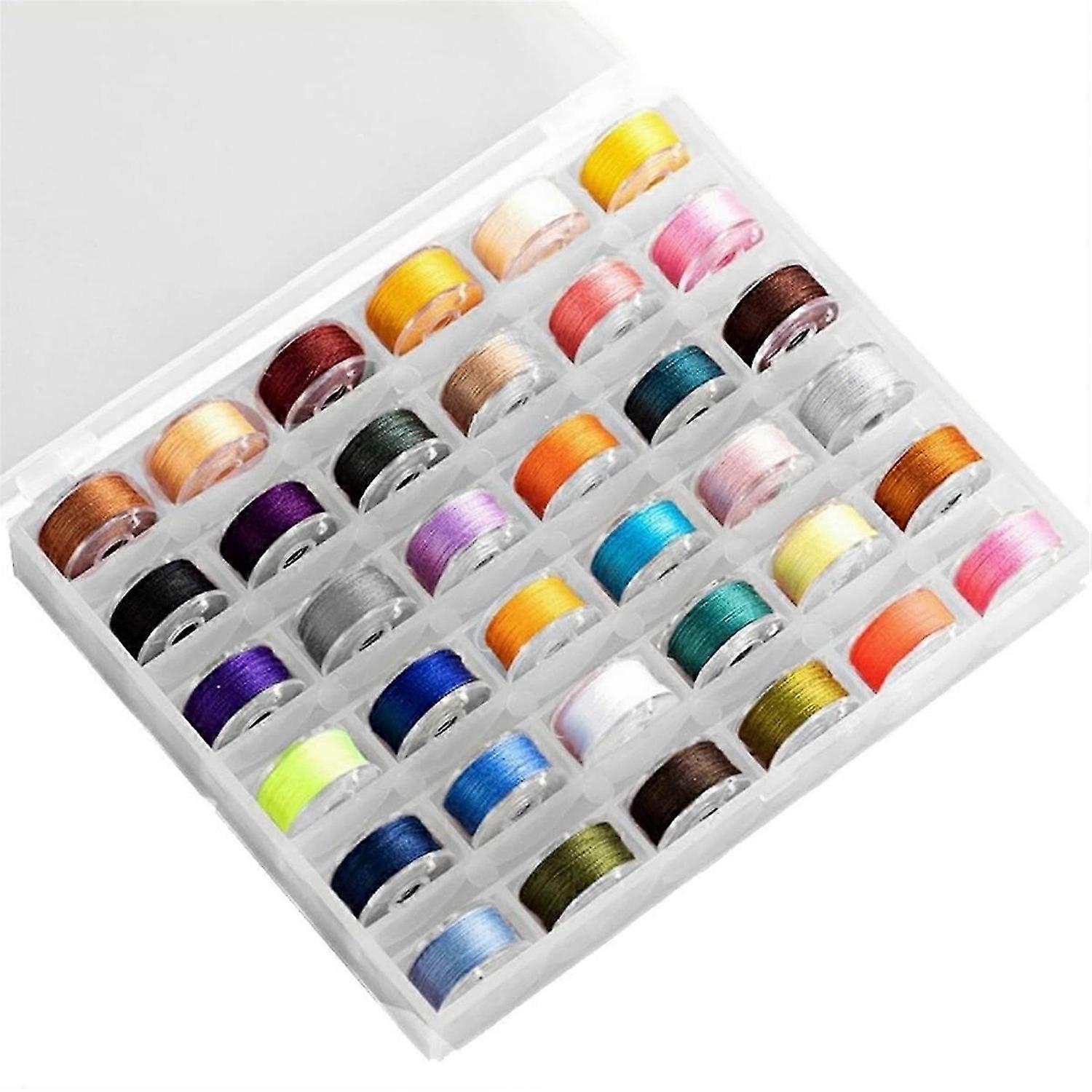 36pcs Sewing Threads and Bobbins,Colors Sewing Thread Set
