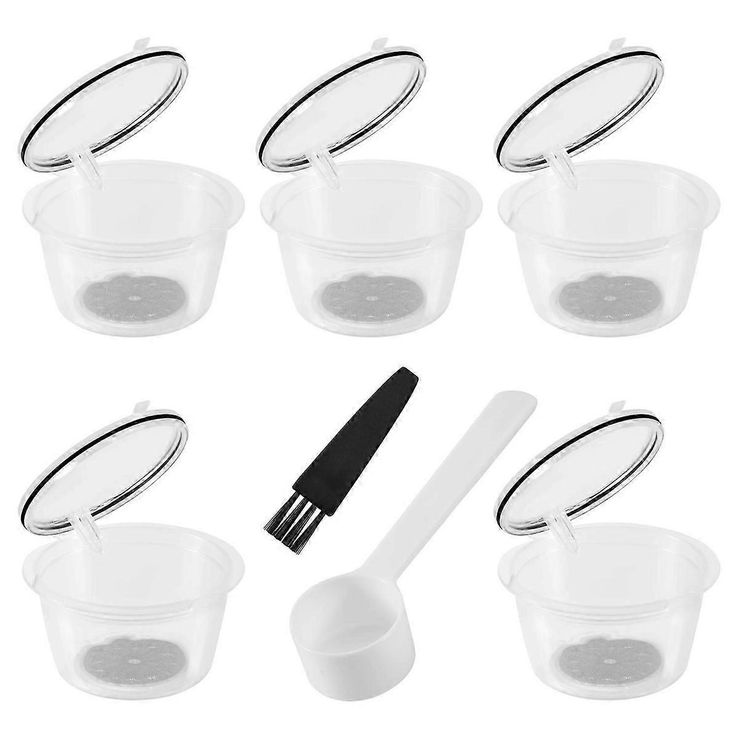 5PCS Reusable for for Coffee Capsule Filter Cup -1