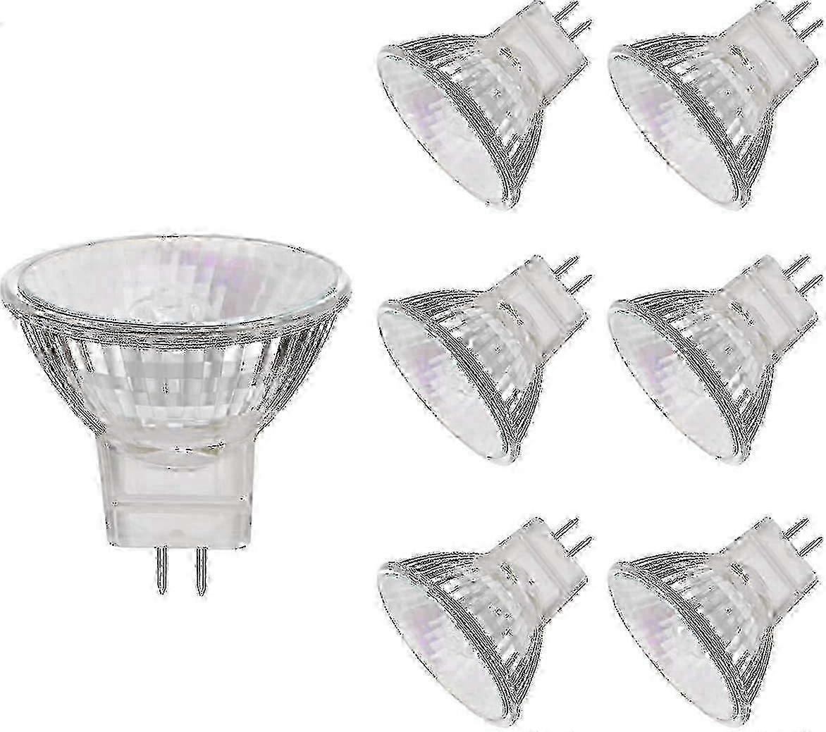 20W GU4 MR11 halogenpærer 12V spotlamper pakke med 6
