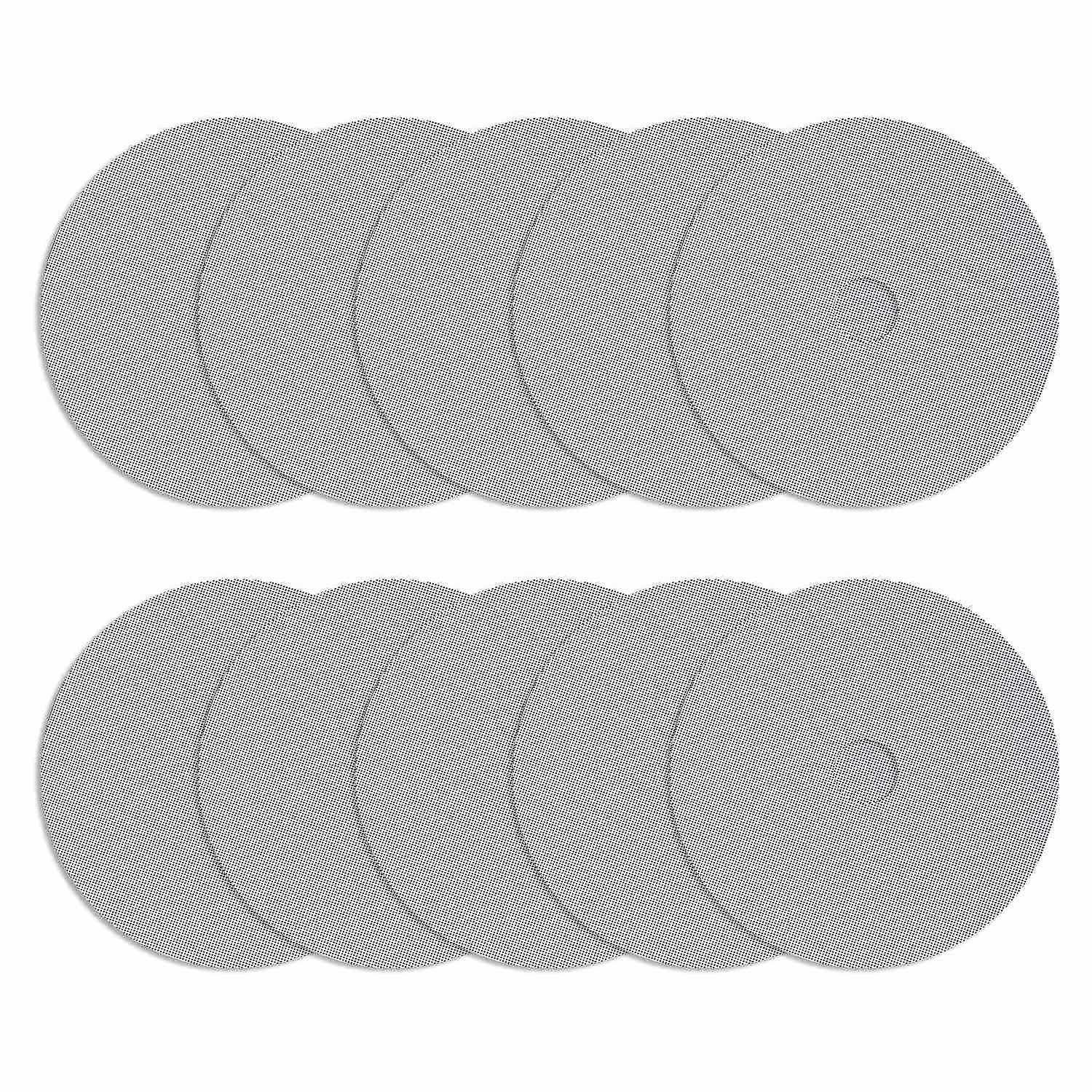 Runde Silikon-Dörrfolie Antihaft-Lebensmittel-Dörr-Pad Wiederverwendbarer Silikon-Dampfgarer Gitter Backen Weiß