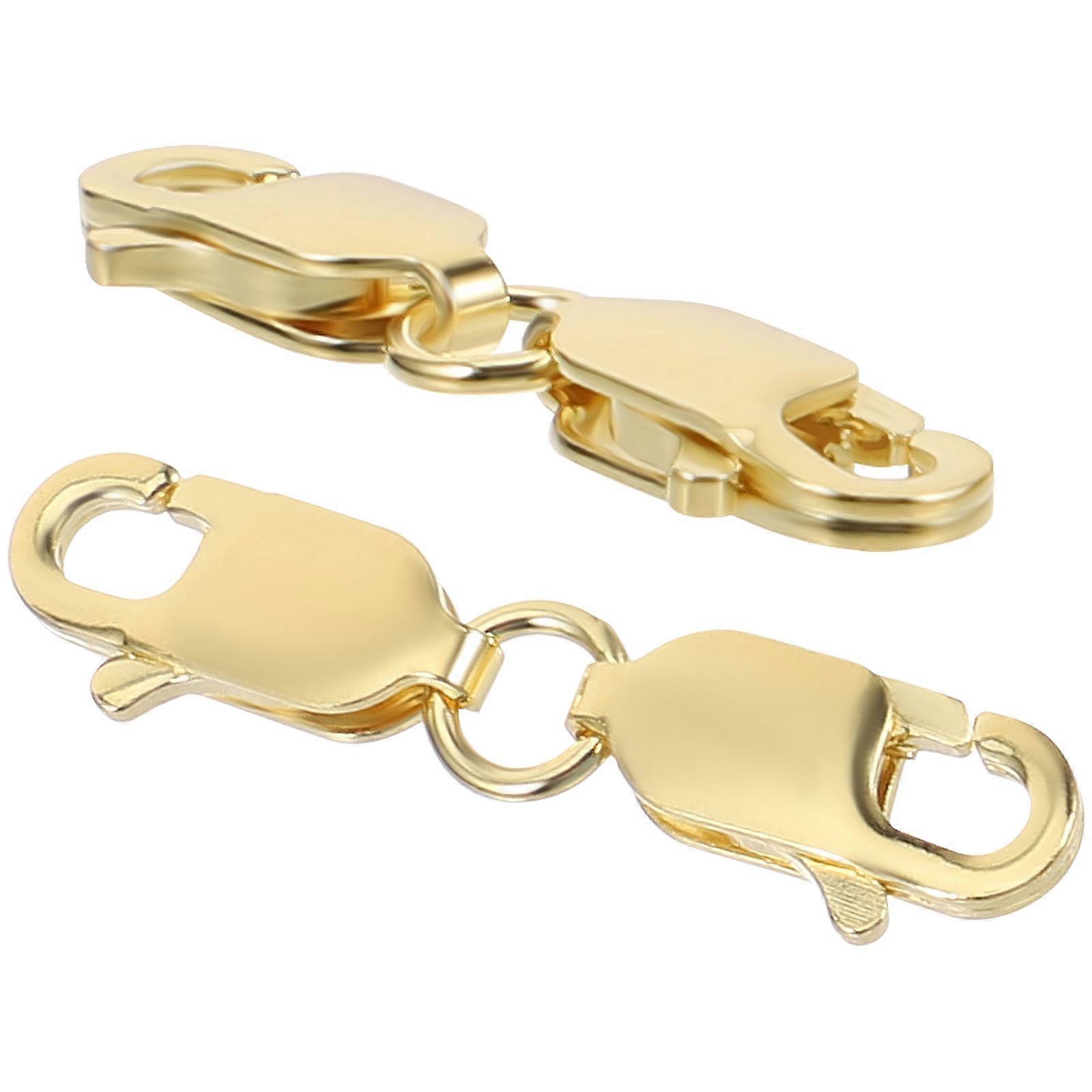 Lobster Clasps Double Lobster Clasps for Jewelry Making 8 Pieces