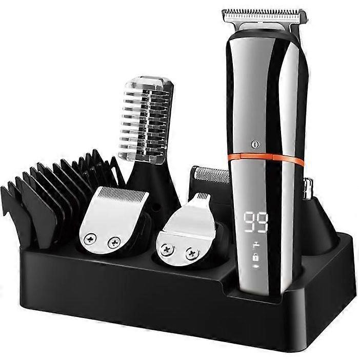 Surker Professional Hair Clipper Beard Trimmer For Men 6 in 1 Multifunctional Waterproof Precision Trimmer