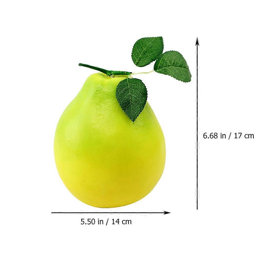 Realistic Fruit Decor Grapefruit Emulation Model for Decor 1Pcs Foam