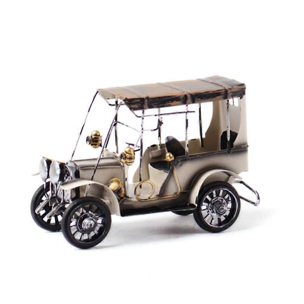 Iron Vintage Car Model 20x10x13cm Handmade Toy Decoration 1Pack