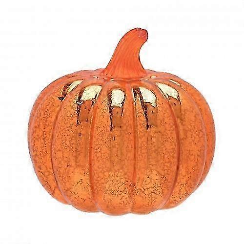 Orange Pumpkin LED Lantern Large