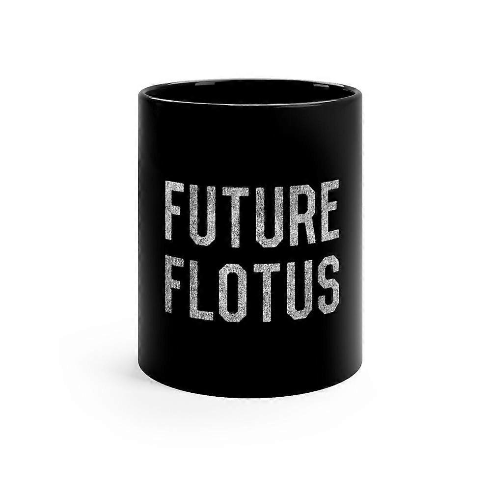 Future Flotus 11oz Schwarzer Becher