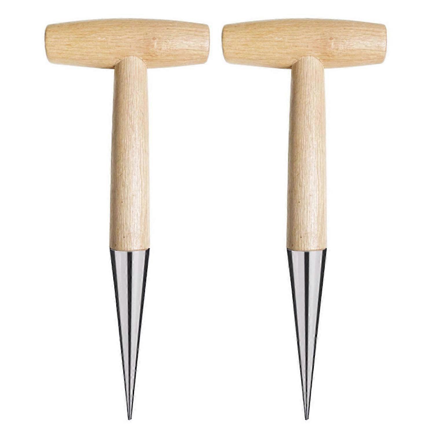 Seeder Hole Puncher T-Shape Garden Tool for Transplanting