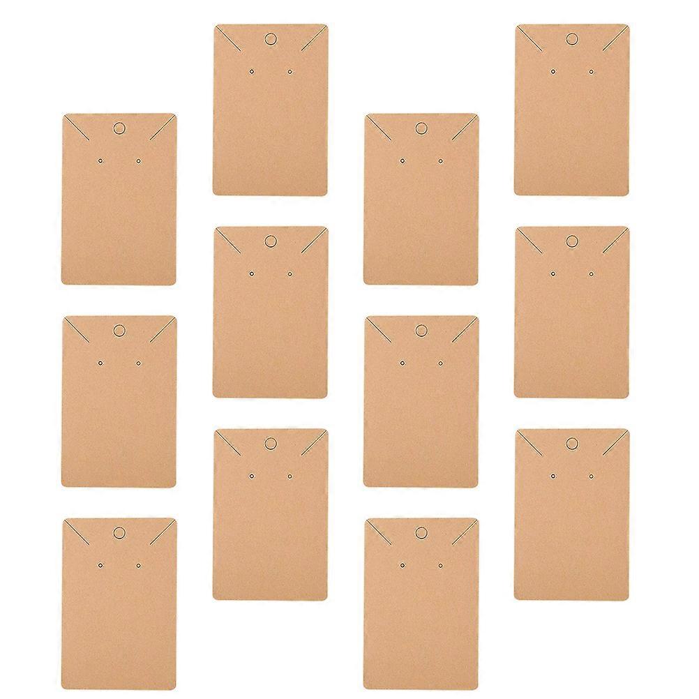 Earring Display Cards with Necklace Packing Bag for 100Sets Use