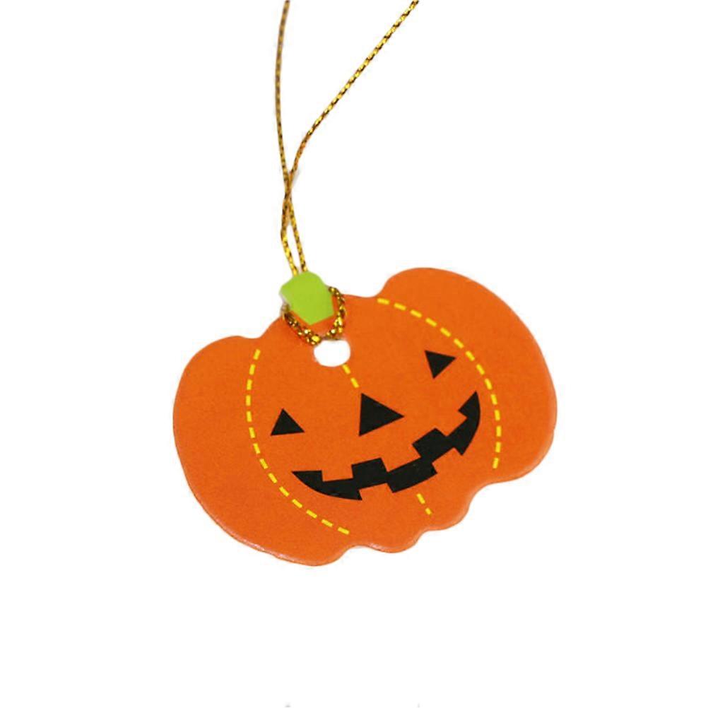 Bookmark Tag Pumpkin Tags for Halloween Decor 50Pcs Set
