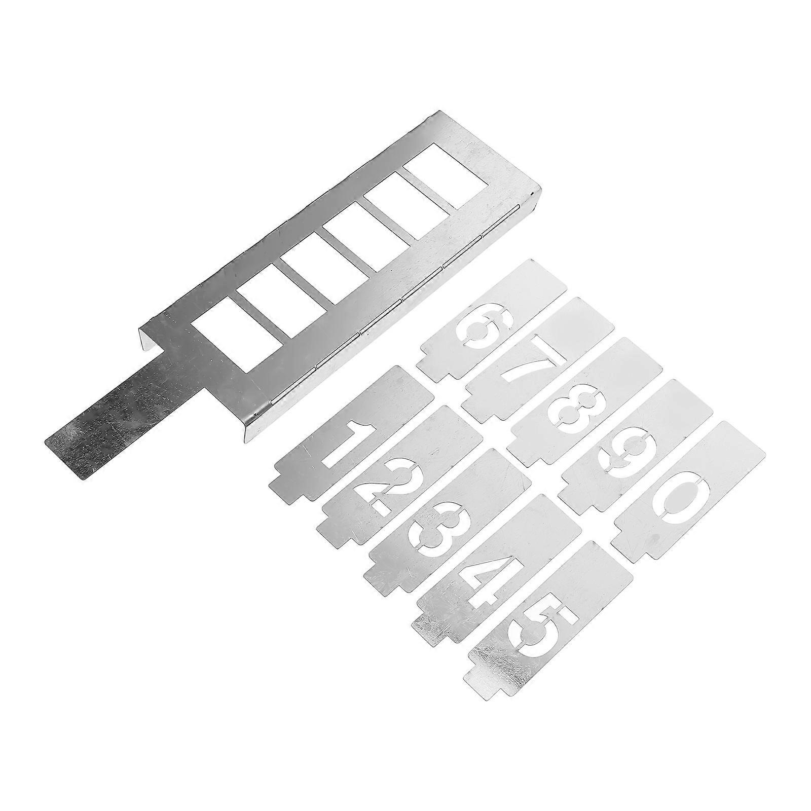 Iron Number Painting Templates Hollow-Out Stencils for DIY 4Sets