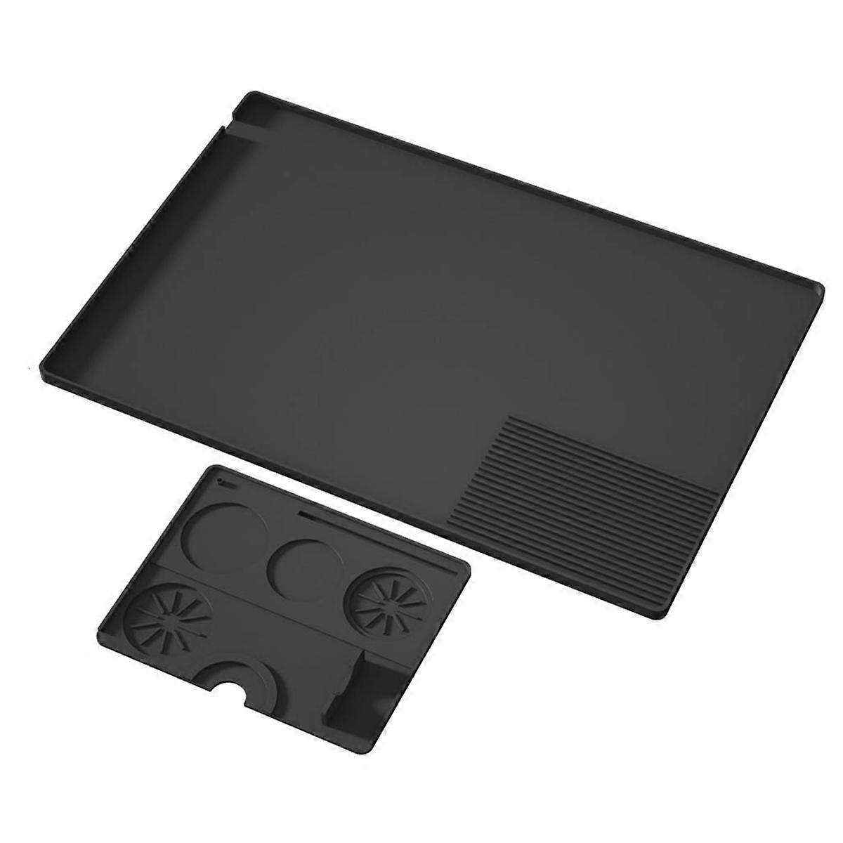 Silicone Coffee Mat Kitchen Bar Fits Under Coffee Maker and Pot,Espresso Machine,for Tamper Cups