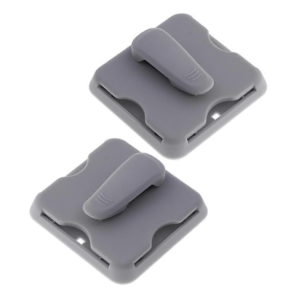 Visor Accessories Car Card Holder Organizing Driving Essentials Grey Plastic for 2Pcs
