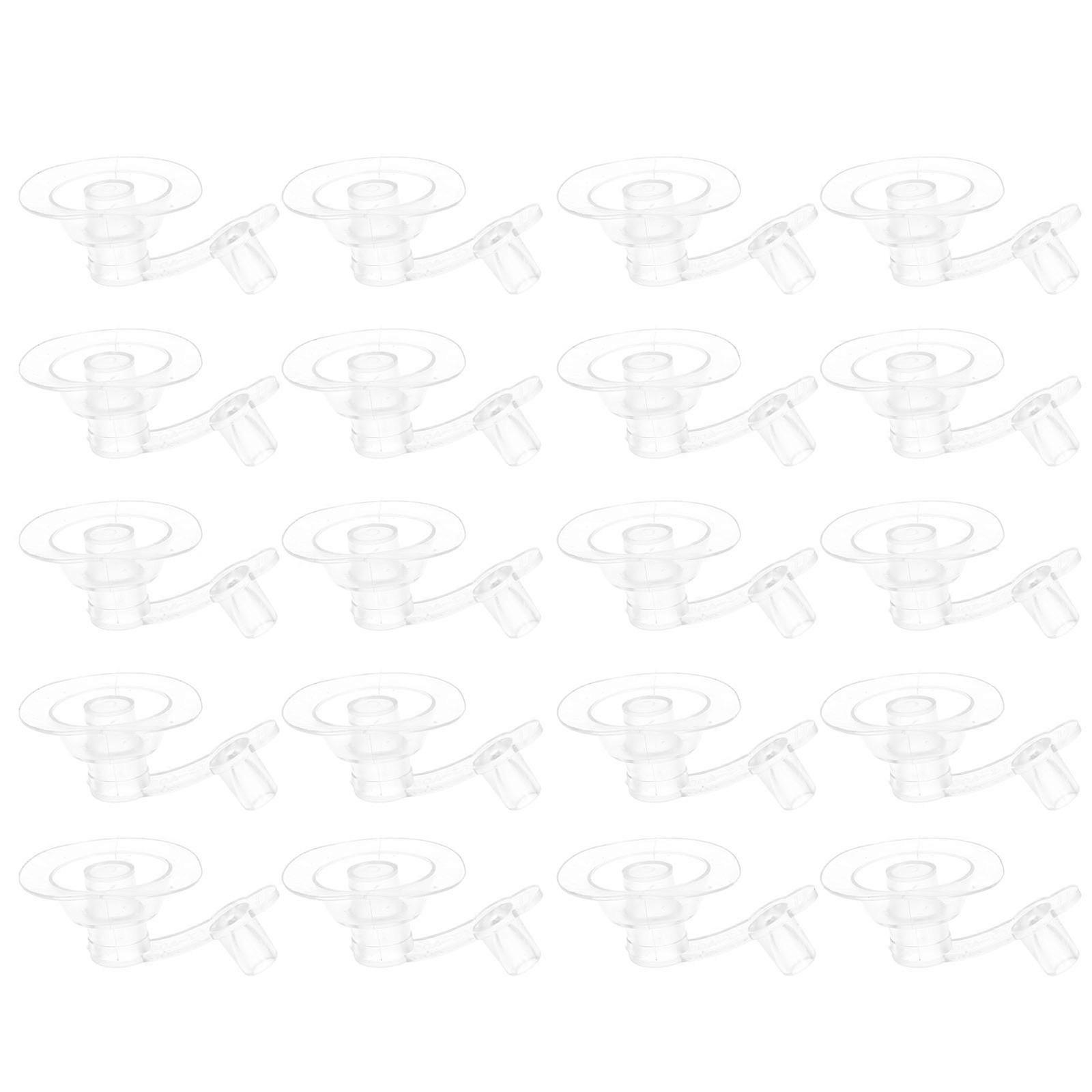 Air Pump Nozzles PVC Valve for Connecting 100Pcs Transparent Inflatable Accessories