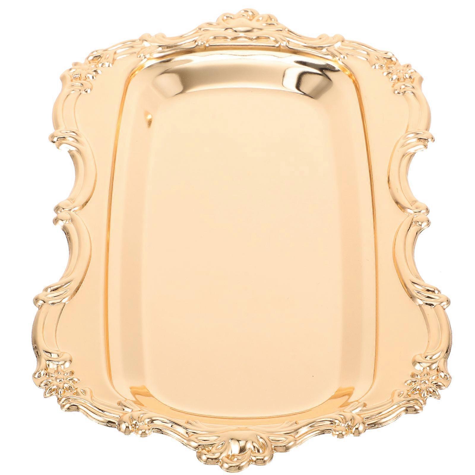 Multi-Functional Jewelry Tray 4Pcs Rectangular Serving Dish For Kitchen Use 8.06X4.72X0.59In Luxurious Design