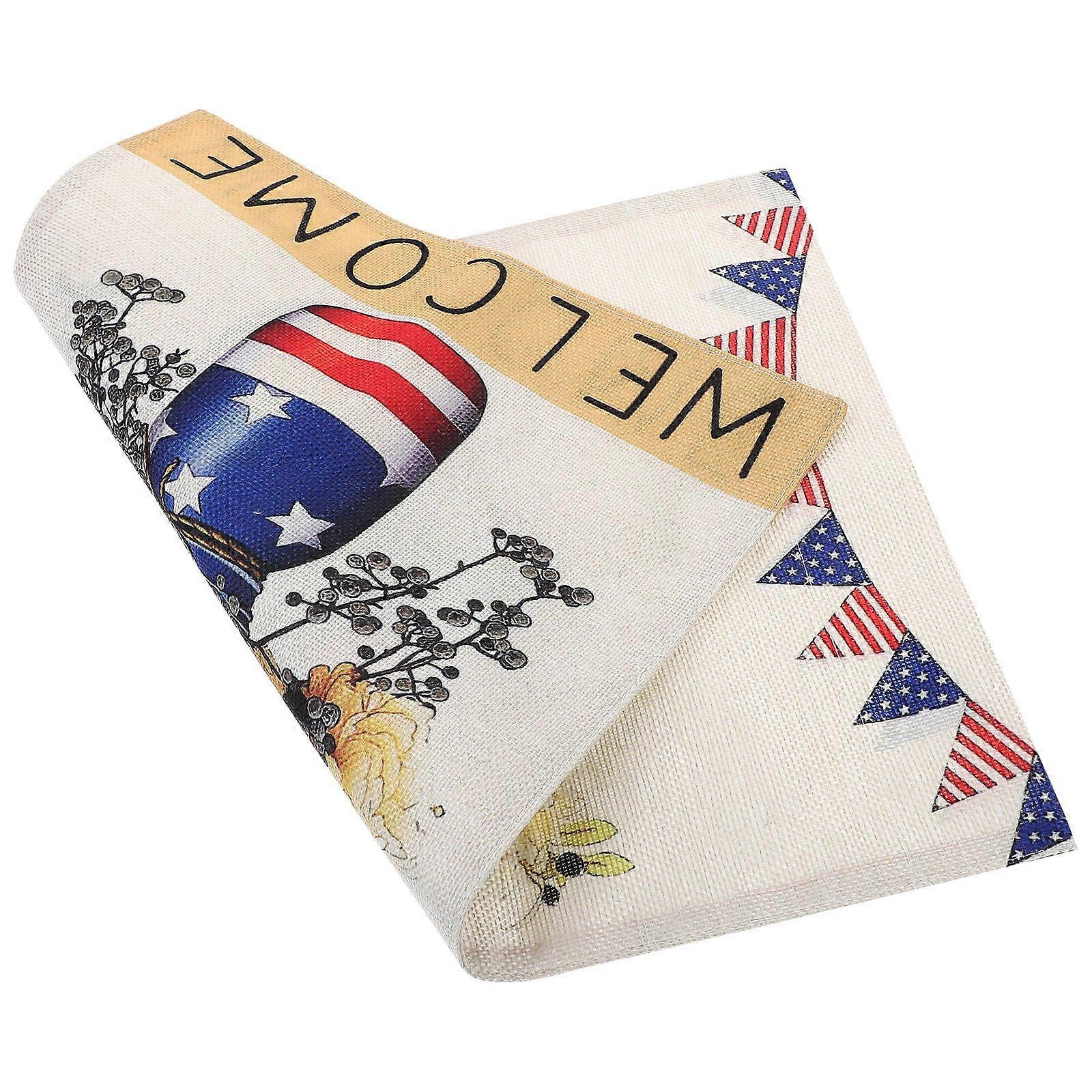 Independence Day Pattern Garden Flag for Yard Decoration 3Pcs Set