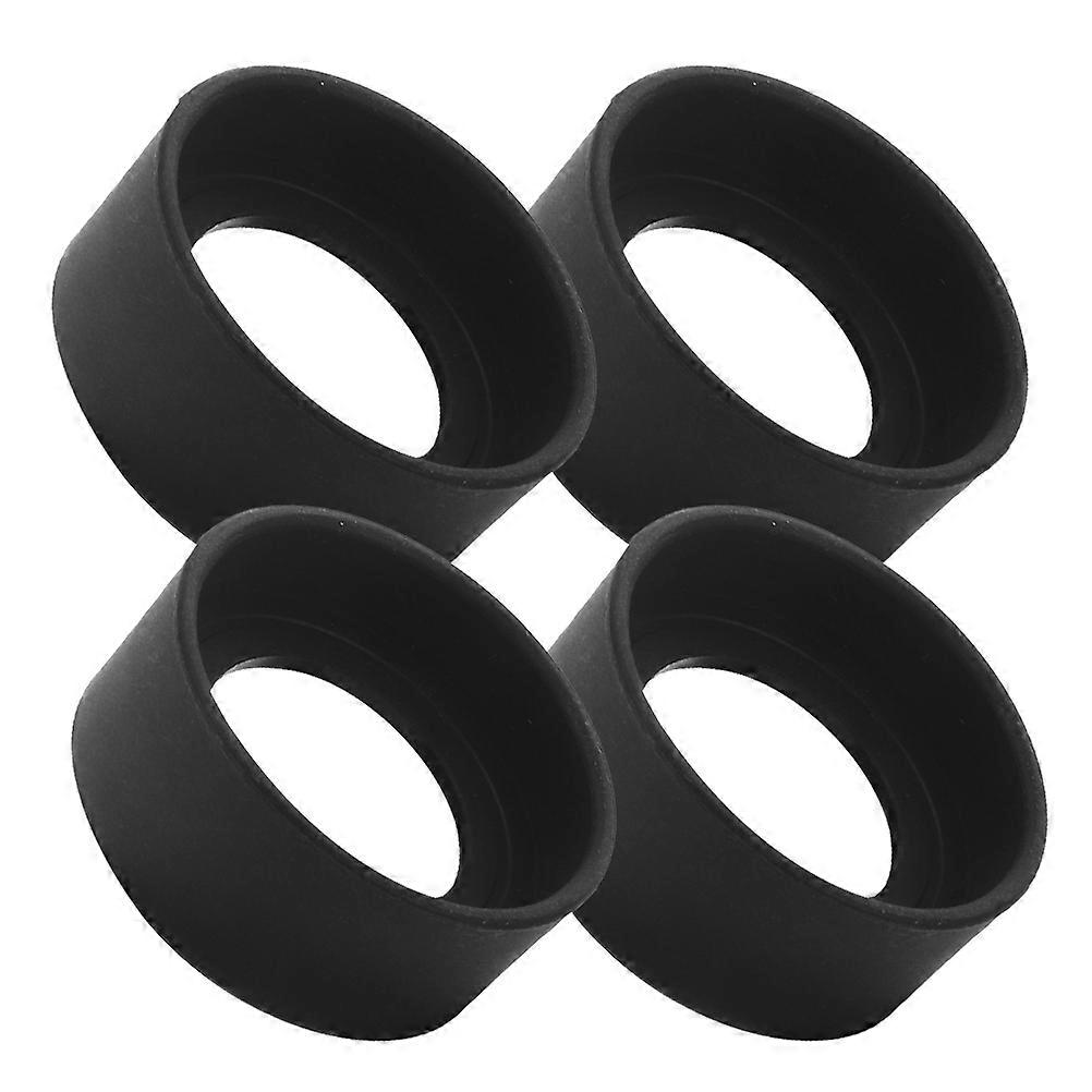 4Pcs Rubber Eyepiece Guard for Protecting Microscope Eyepiece Covers