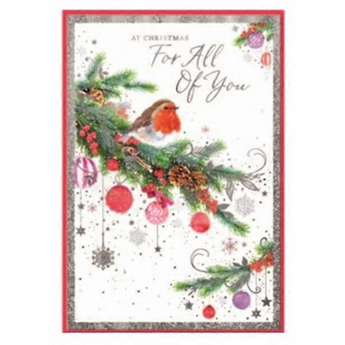Simon Elvin At Christmas For All Of You Greetings Card (Pack of 6)
