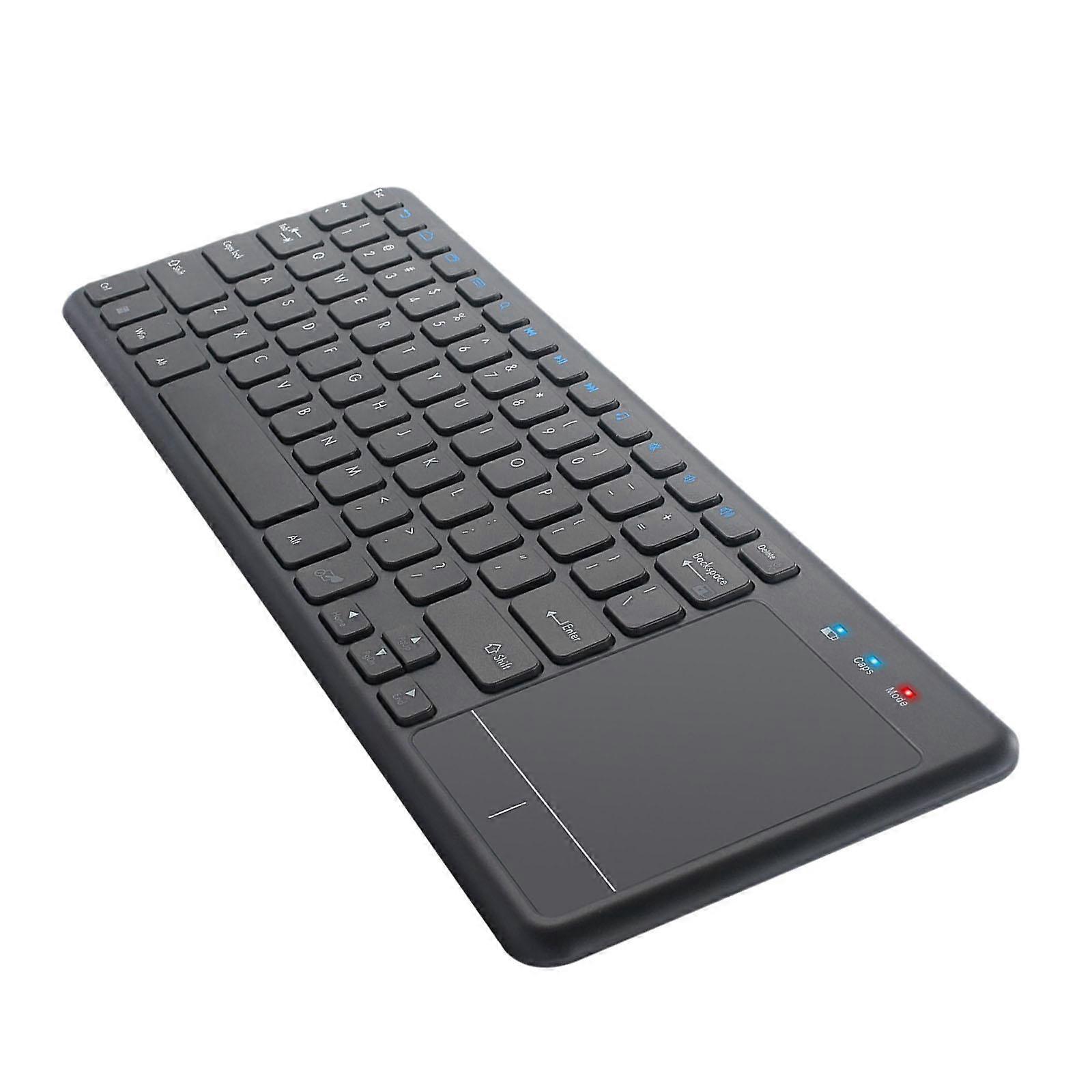 Wireless Keyboard with Touchpad 2.4G Slim Portable for Tablet Smart Computer