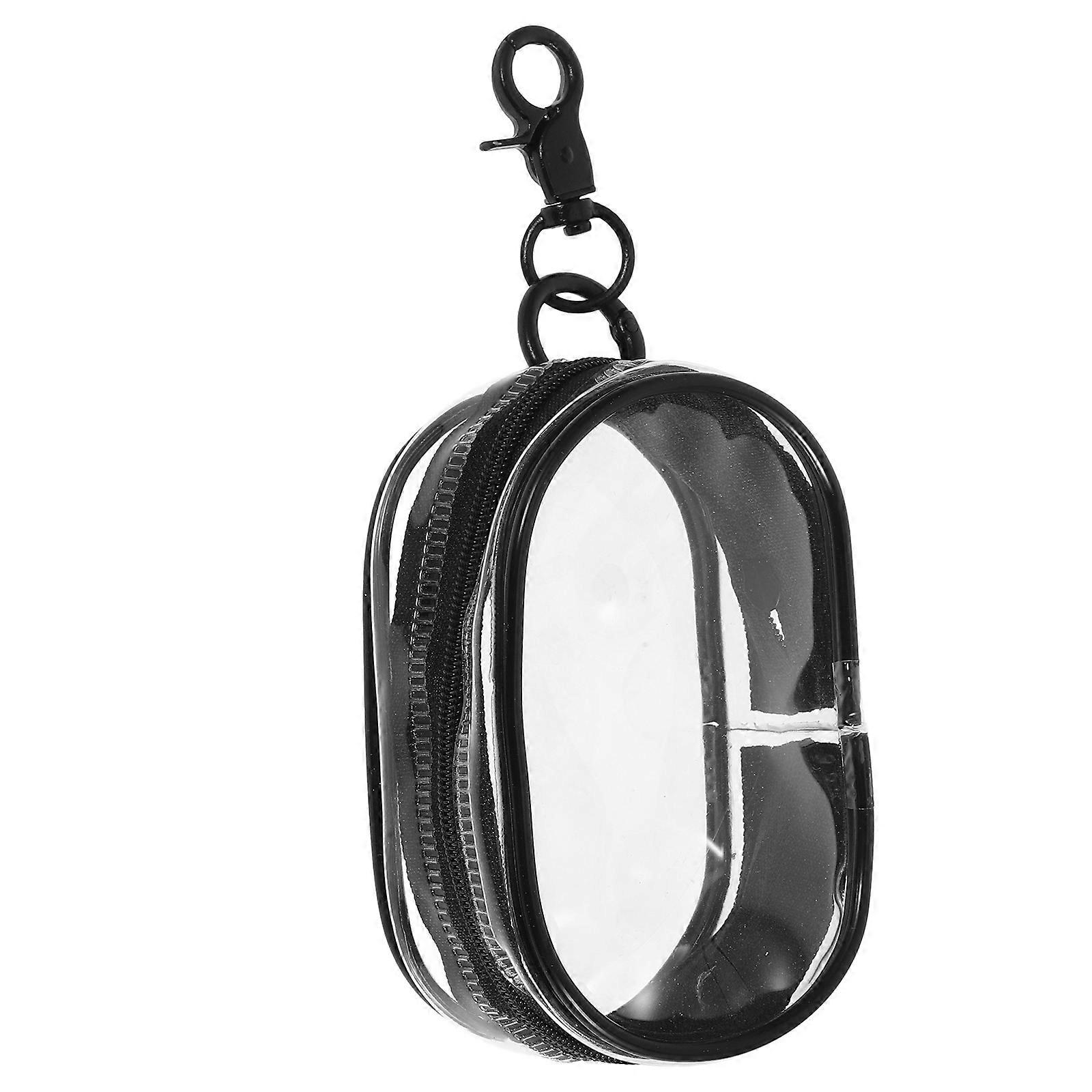 Clear Small Items Hanging Pouch for Organizing with Lobster Clasp 3Pcs