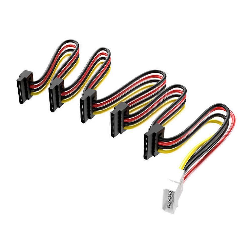 Extension Cords Power Cord For Hard Drive Optical Drive Splitter Function Flame Resistant Insulation 1Pcs